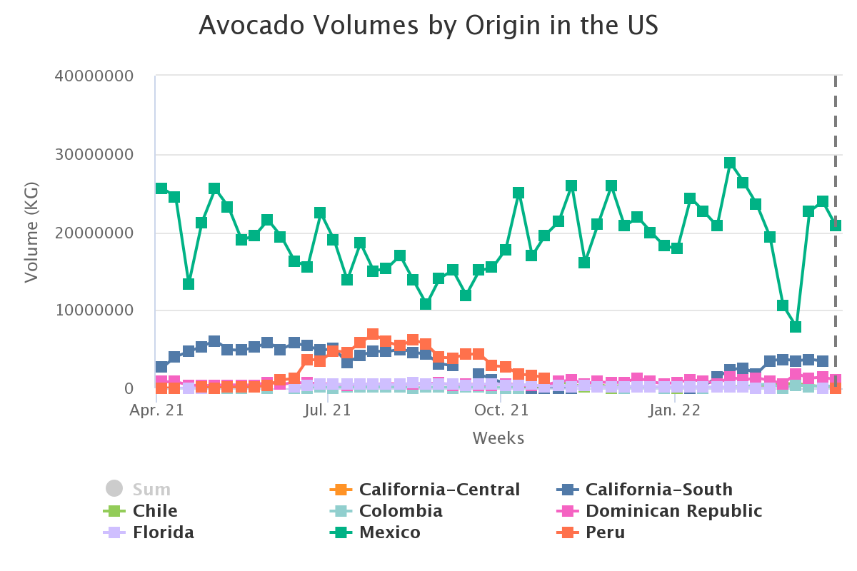 avocado volumes by origi 9