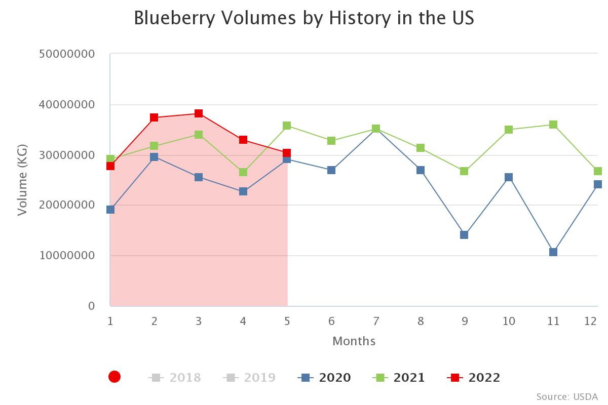 blueberry volumes by his 23