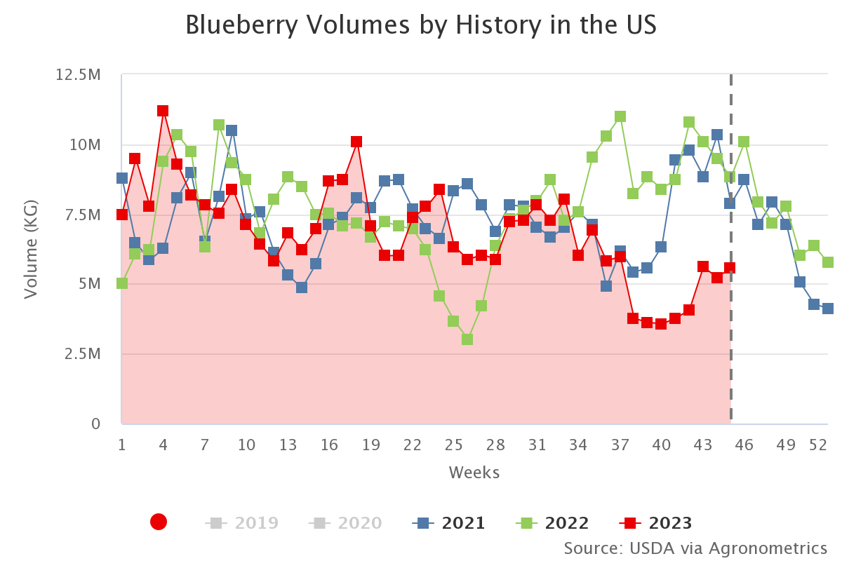 blueberry volumes by his 11